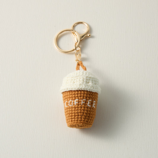 Hand-Knitted-coffee-cup-Keychain