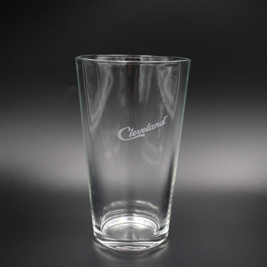 Cleveland City Logo Pint Glass