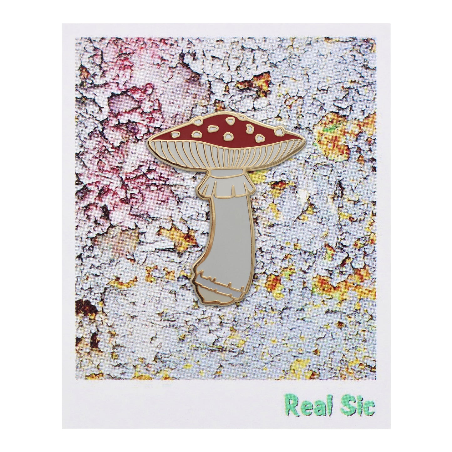 Mushroom Pin - Amanita Muscaria Enamel lapel Pin Shroom Pins
