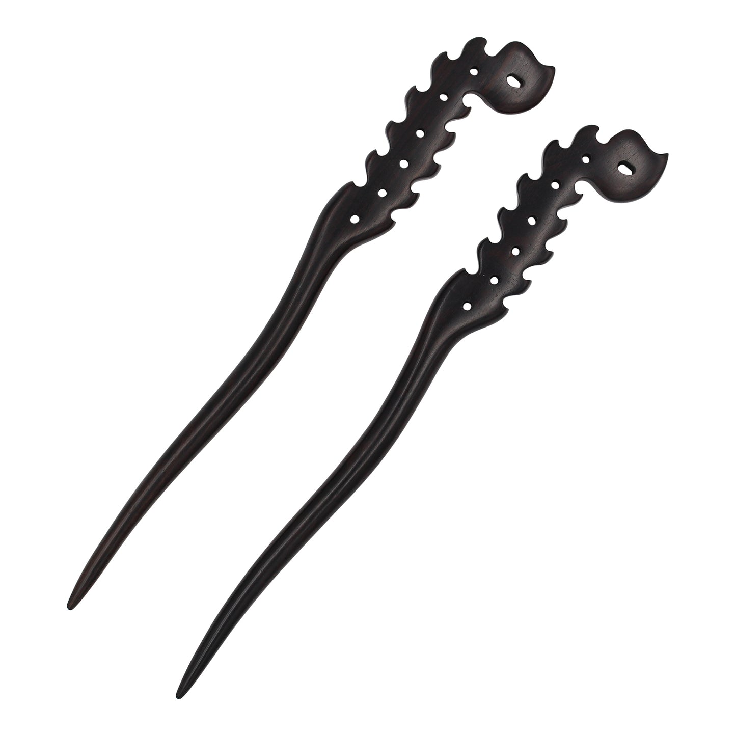 Natural Sandalwood Chopstick Wood Hair Pin Hair Sticks(Fire)