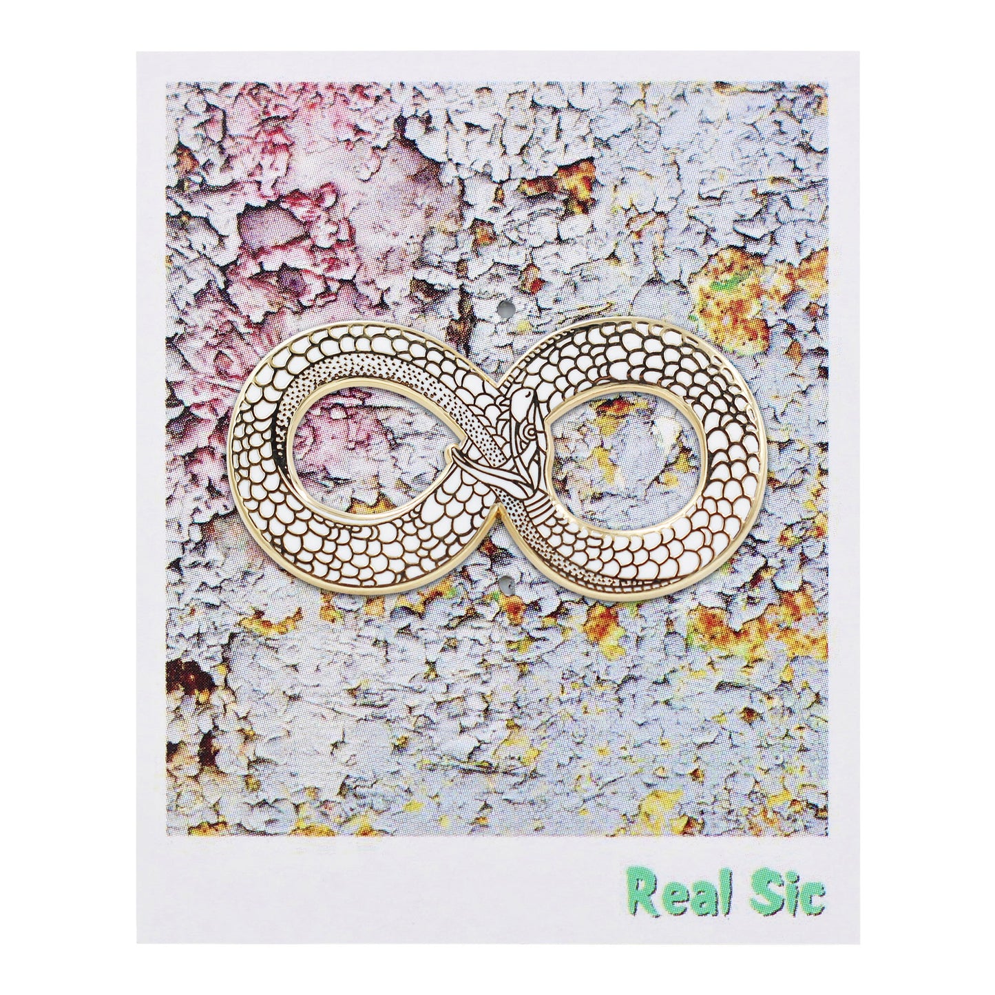 Ouroboros Enamel Pin – Occult Snake Enamel Lapel Pin