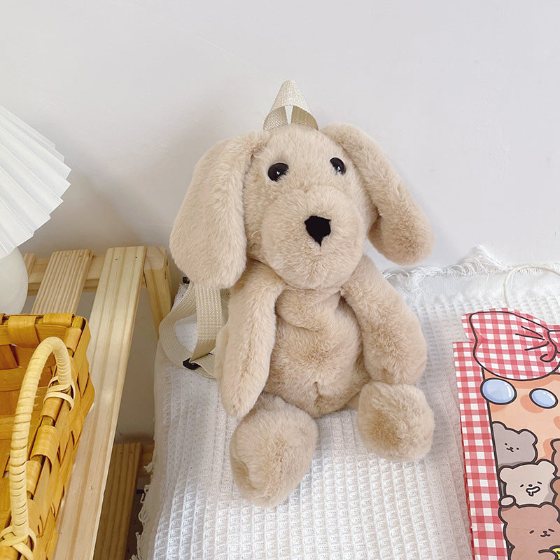 Plush Puppy Backpack