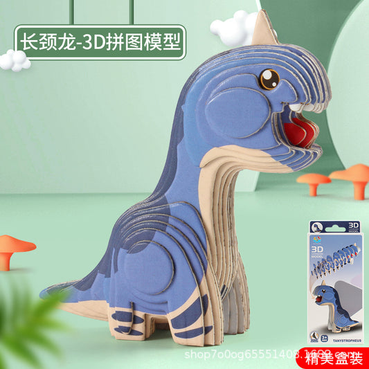 3D Paper Puzzle - Tanystropheus