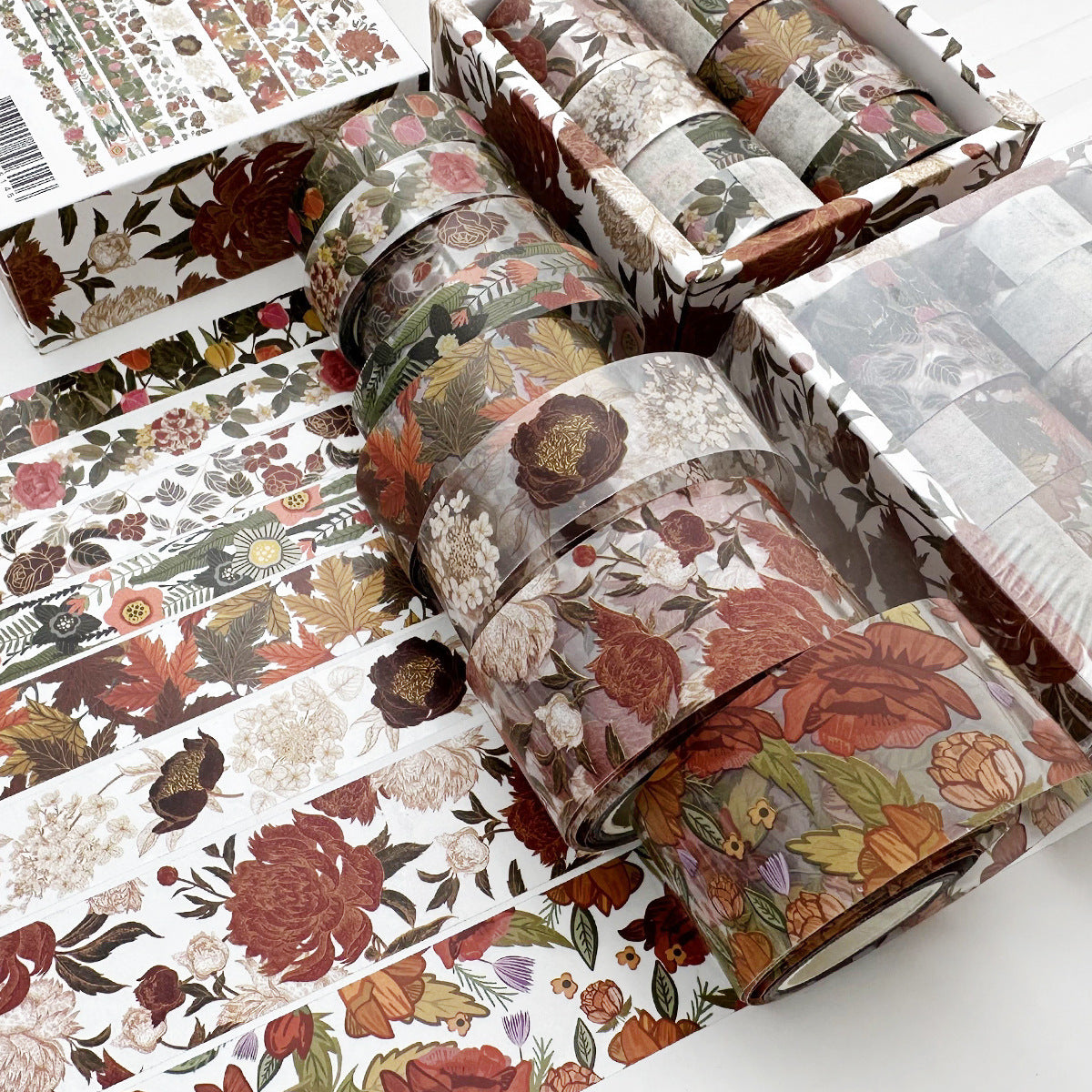 8 Count Washi Tape - Flowing like a Brocade