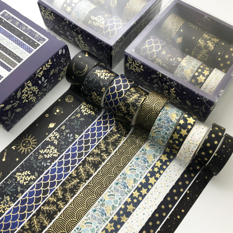 10 Count Washi Tape - Gold Mix and Match