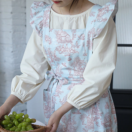 Full Body Apron Dress - Peach Morning Dew
