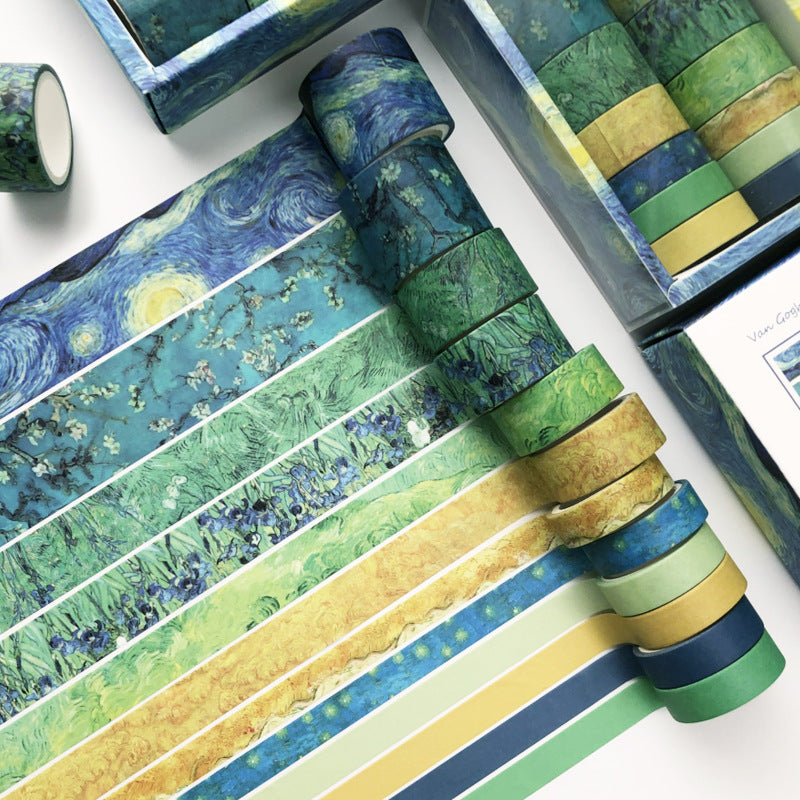 12 Count Washi Tape - Van Gogh