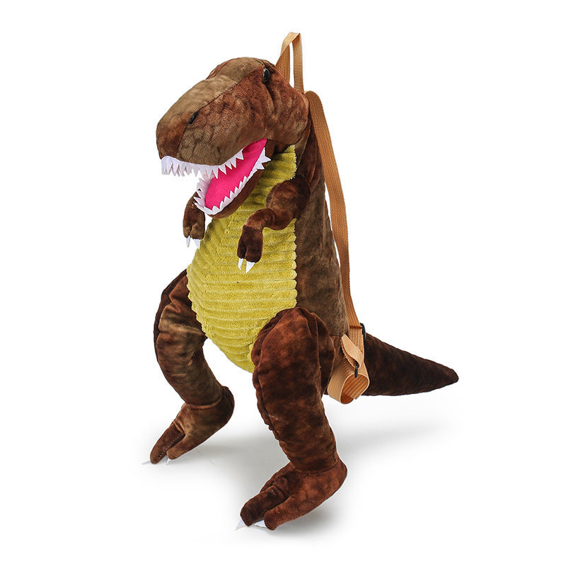 Dinosaur Backpack Brown