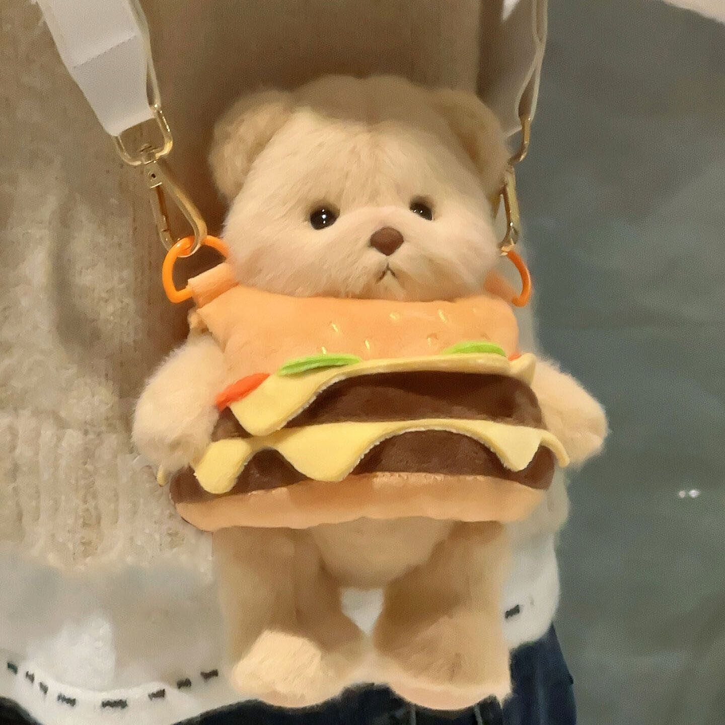 Hamburger Bear Backpack