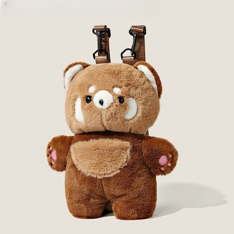 Plush Red Panda Crossbody