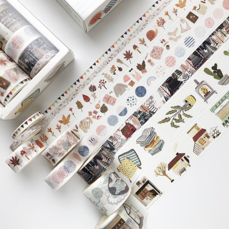 8 Count Washi Tape - Girl's Daily
