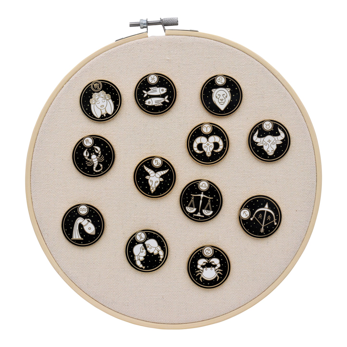 Astrological - Zodiac- Star Sign Astrology Enamel Lapel Pins