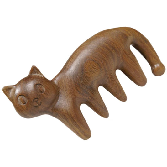 Wood Head Massager