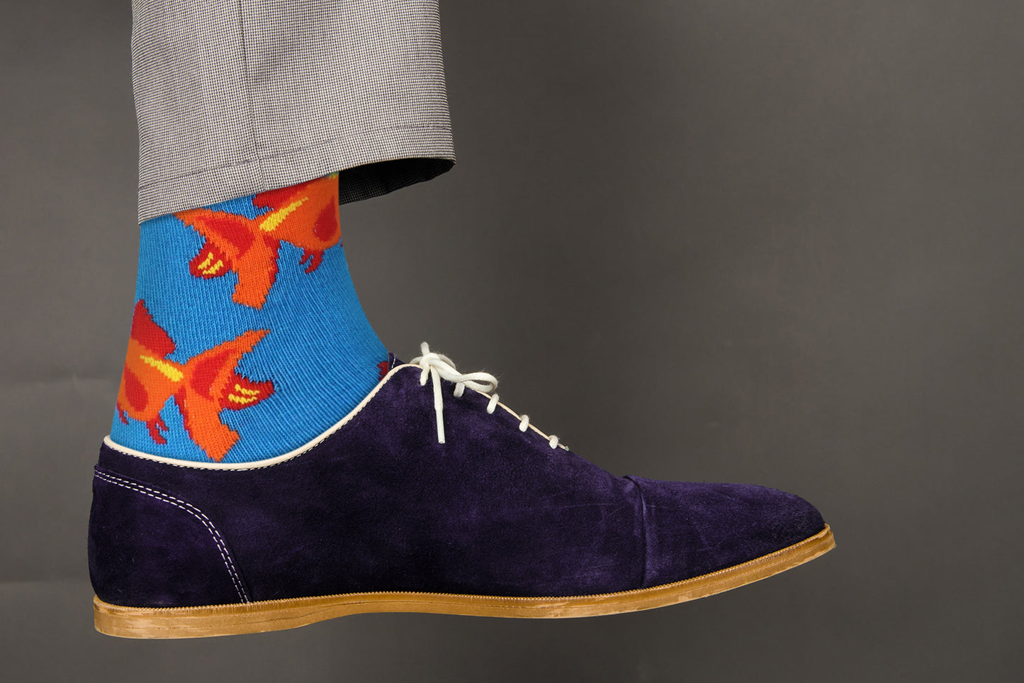 Sick Socks - Goldfish - Animal Pets Socks for Men and Women