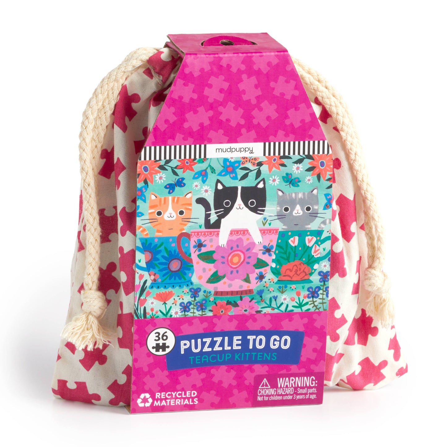 Chronicle Books - Teacup Kittens 36 Piece Puzzle to Go