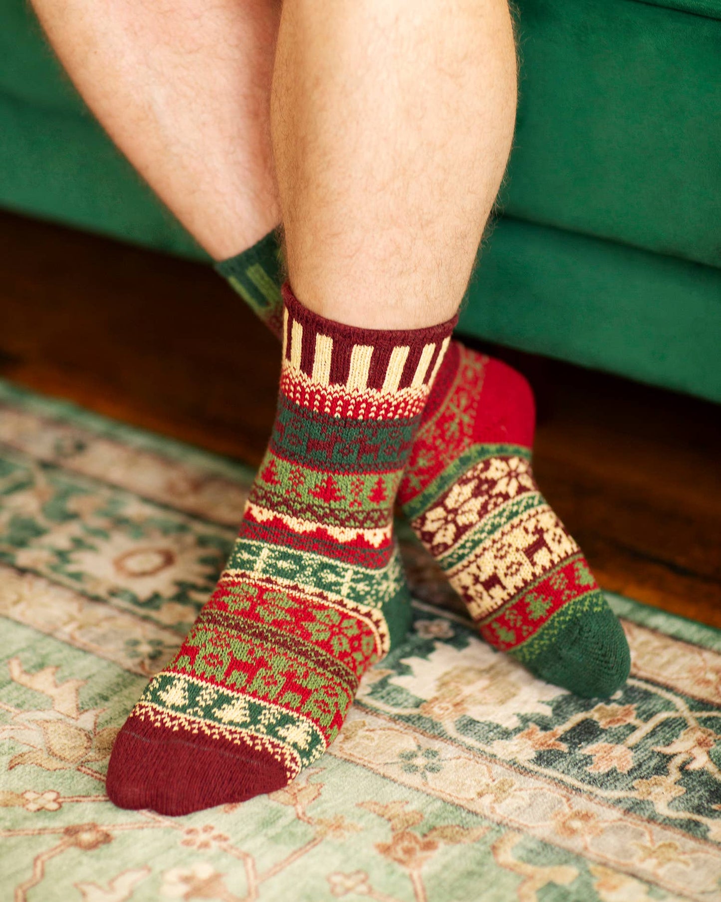 Solmate Socks - Noel Holiday Christmas Socks | Eco-Friendly USA Made