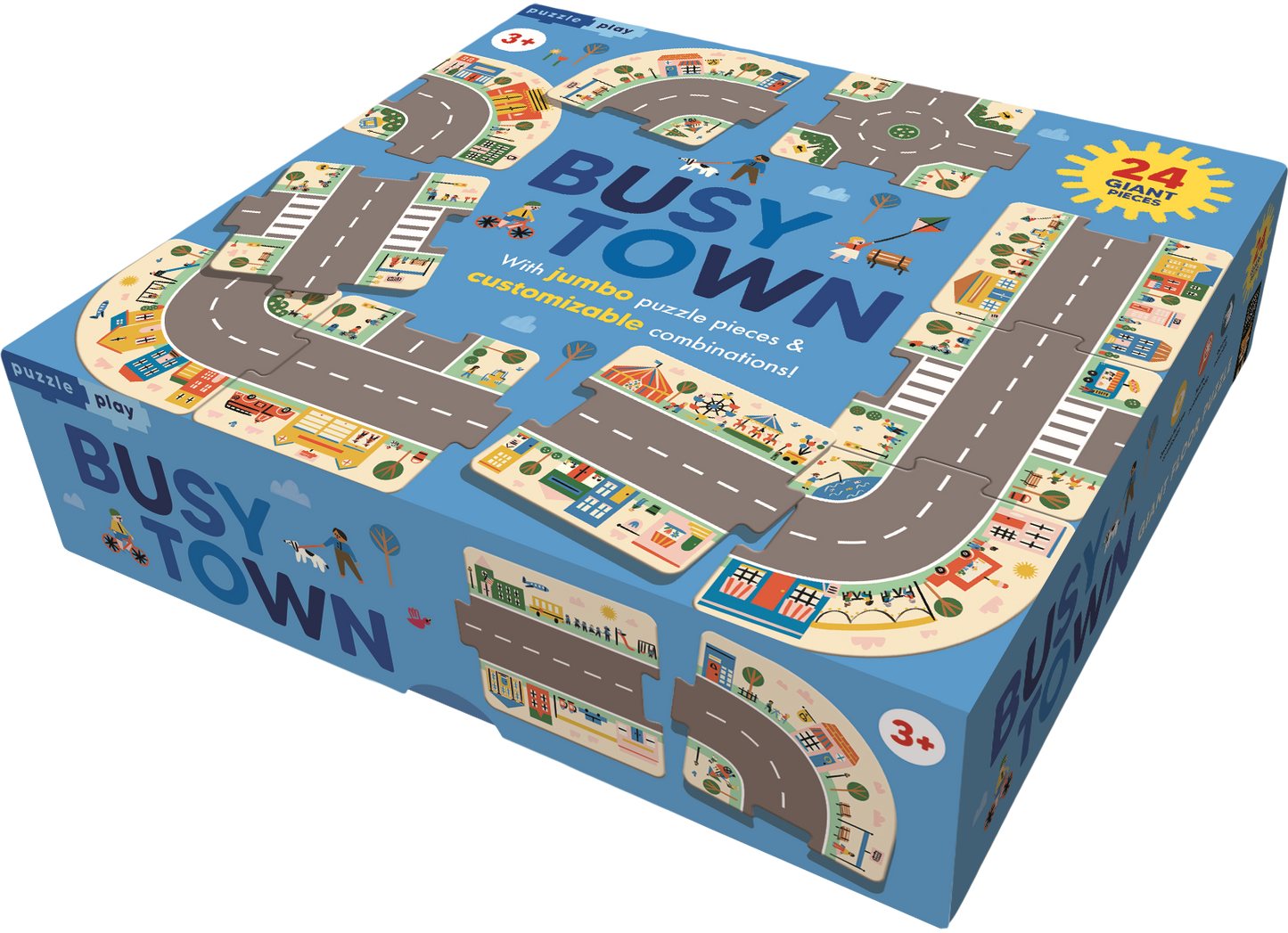 EDC Publishing - Puzzle Play: Busy Town