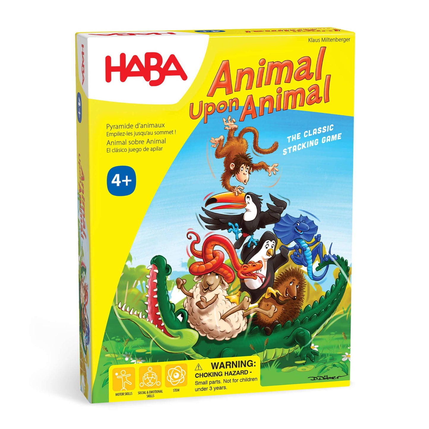 HABA USA - Animal Upon Animal Game - Compact Version