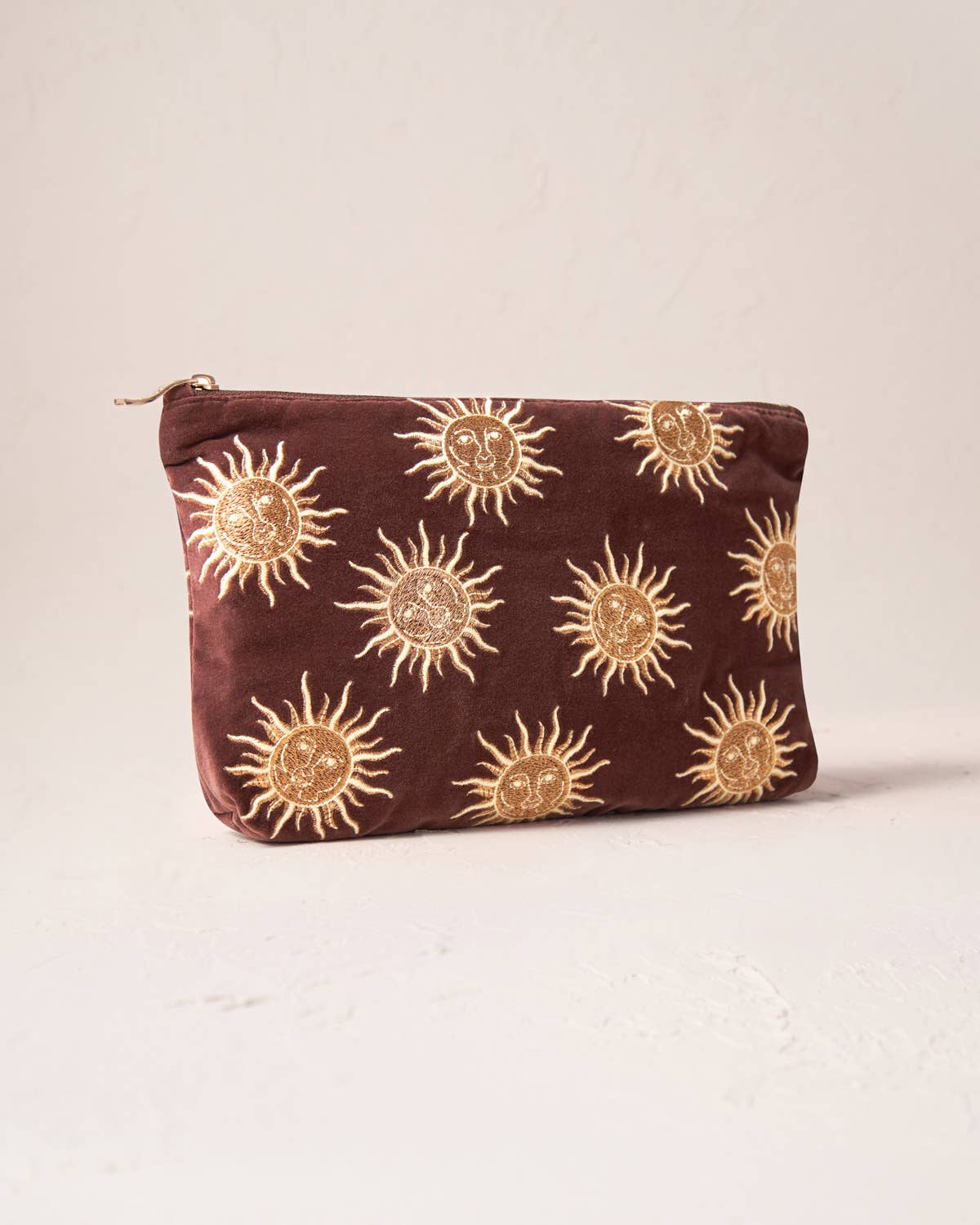 Sun Goddess Everyday Pouch: Velvet / Chocolate
