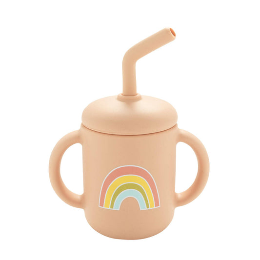 Sugarbooger by Ore’ Originals - Fresh & Messy Sippy Cup | Rainbow