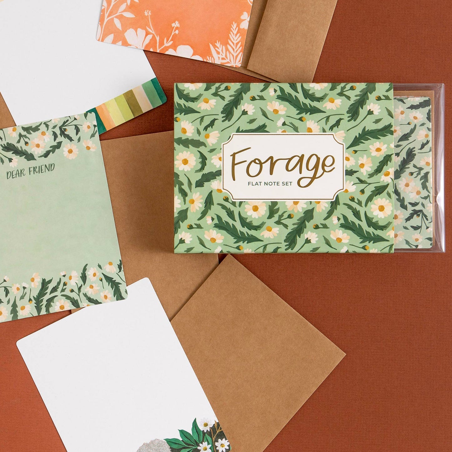 1canoe2 | One Canoe Two Paper Co. - Forage Flat Note Set
