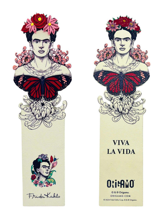 Kahlo Butterfly Quill Bookmark