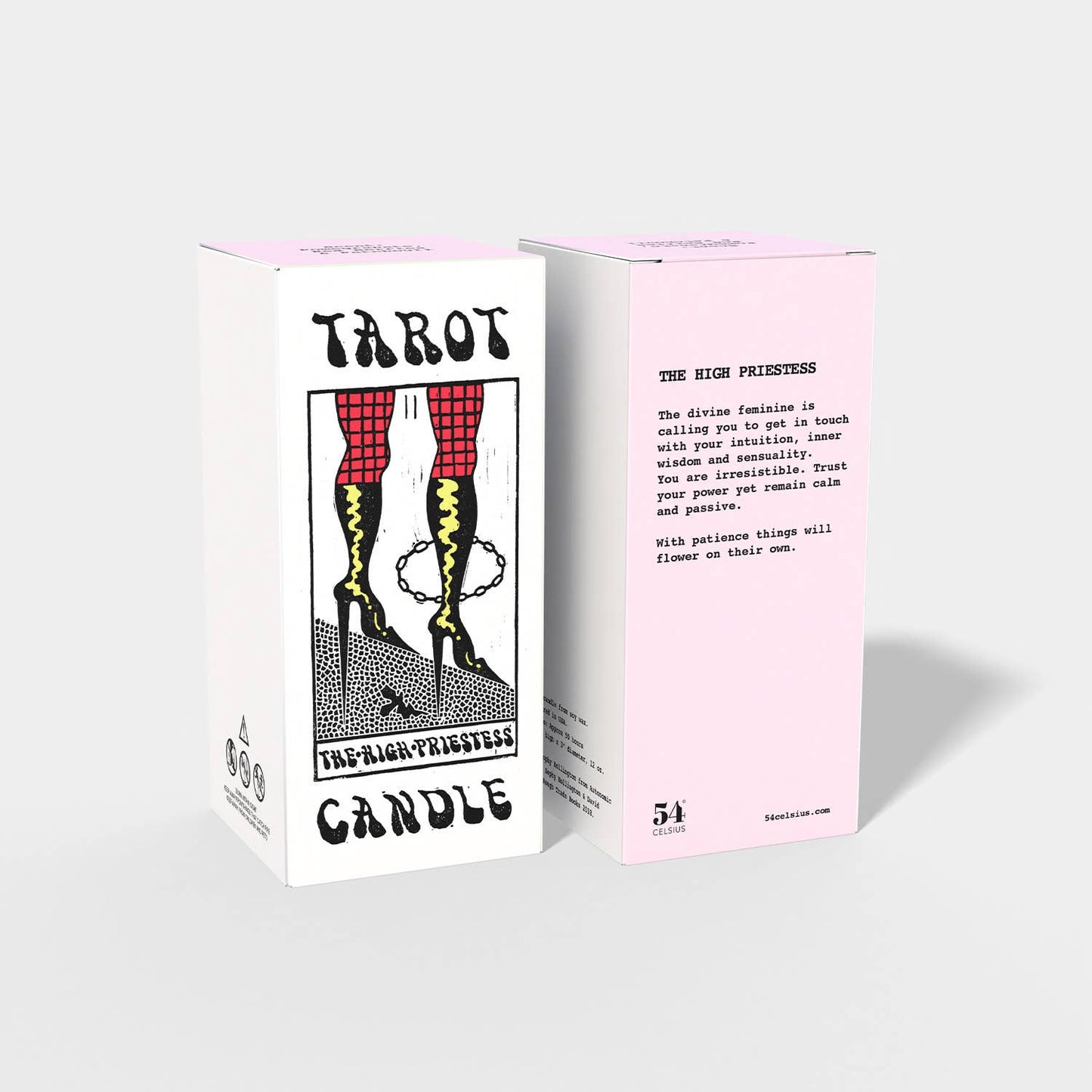 54 Celsius - Tarot High Priestess Candle - 6" Tall & 60 Hr Burn, Berries