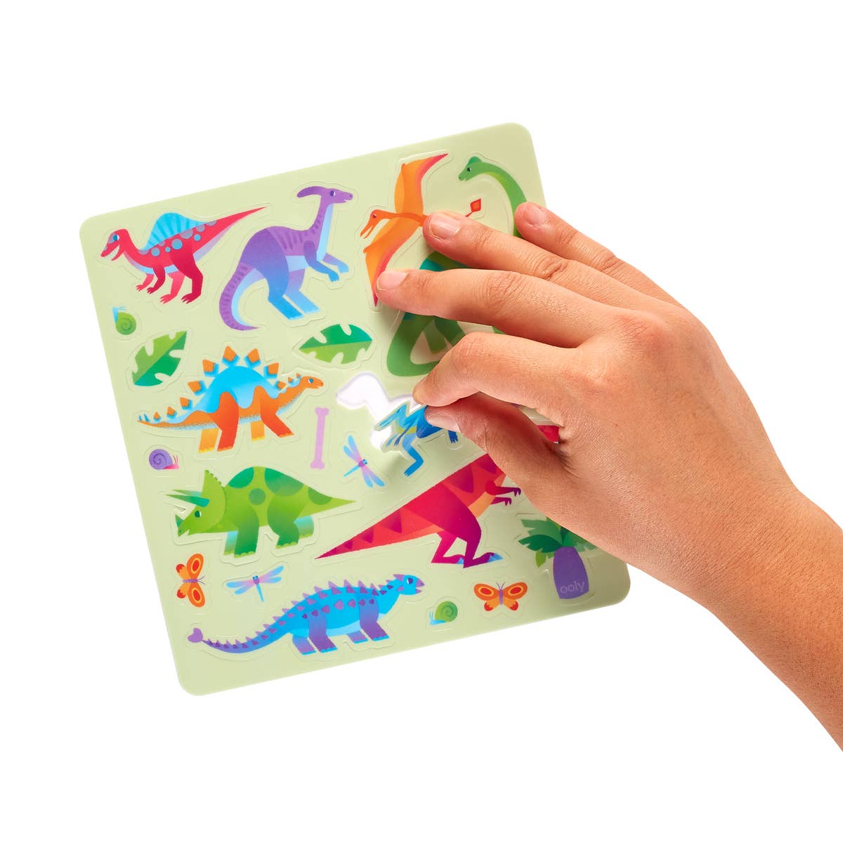 OOLY - Play Again!: Reusable Sticker Fun - Daring Dinos.