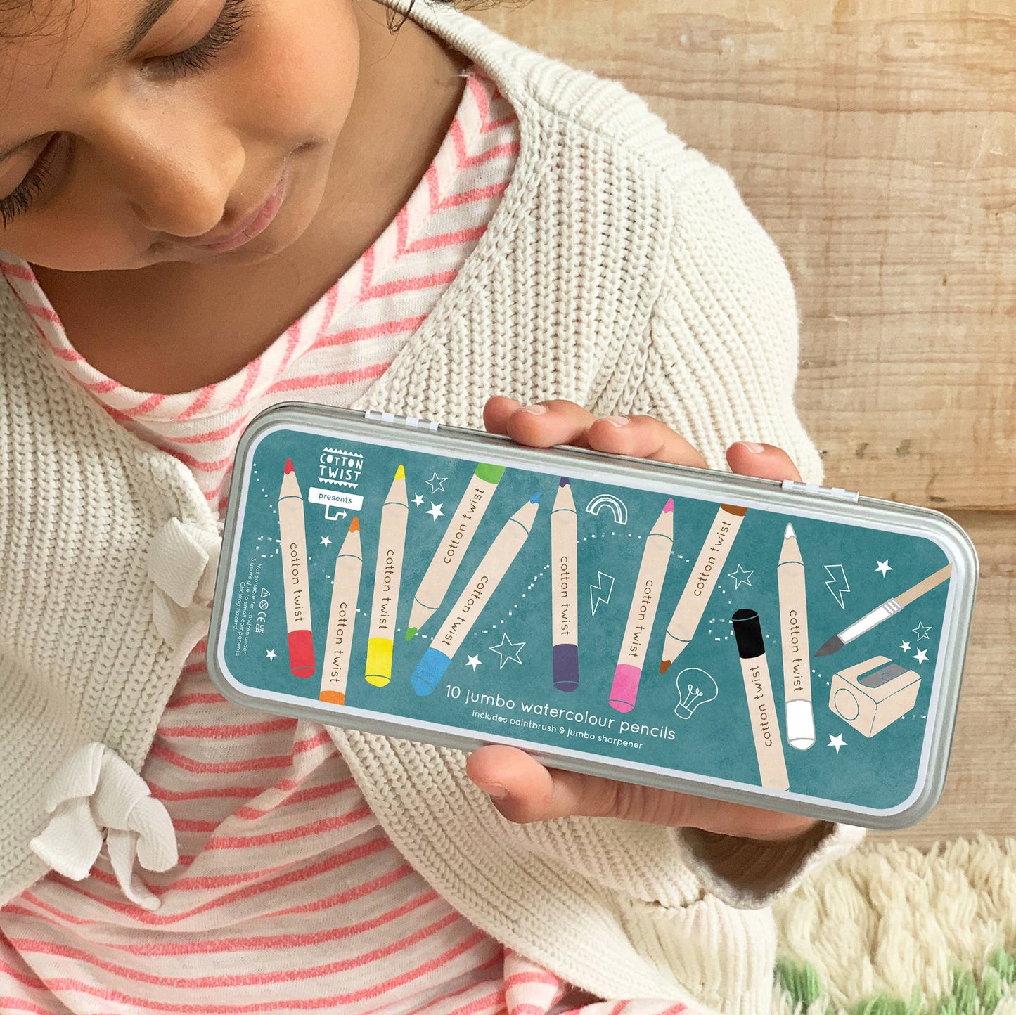 Cotton Twist - Jumbo Watercolour Pencils Set