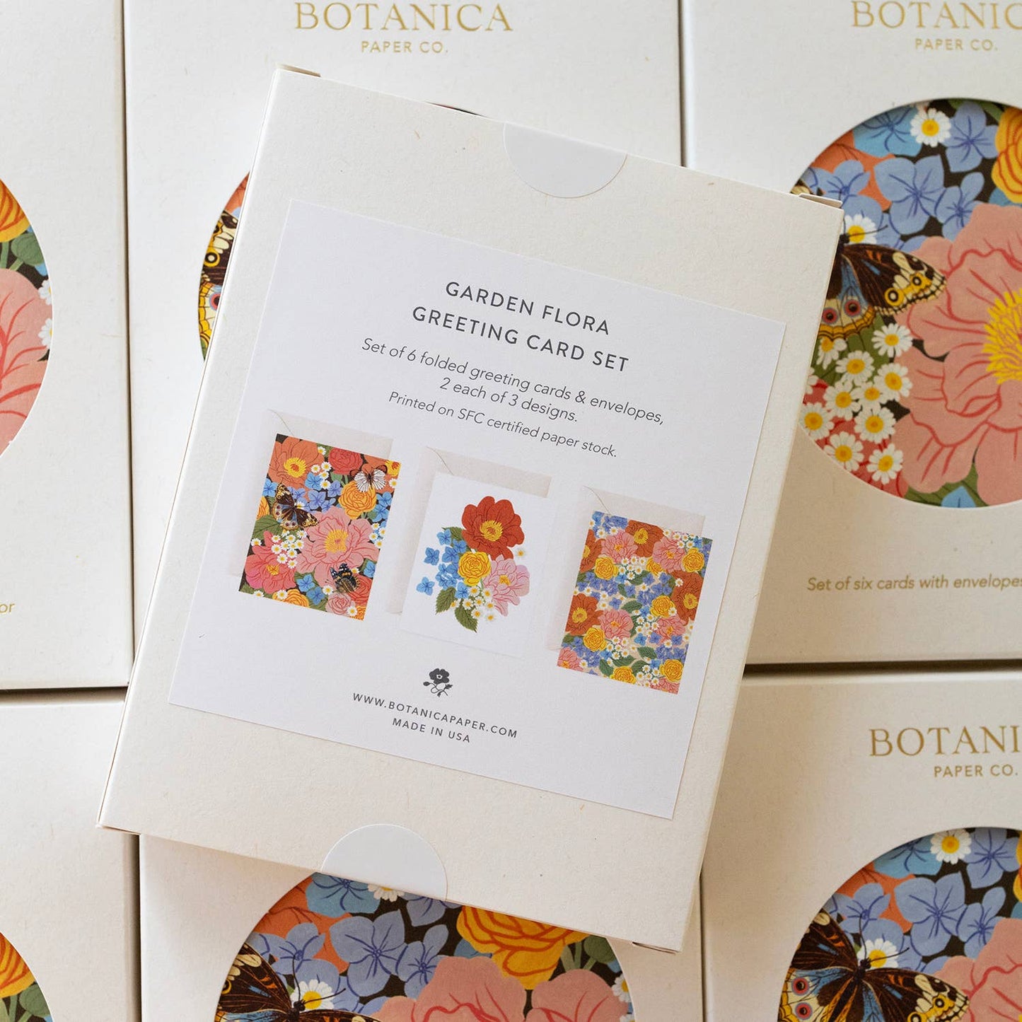 Botanica Paper Co. - GARDEN FLORA, GREETING CARD SET
