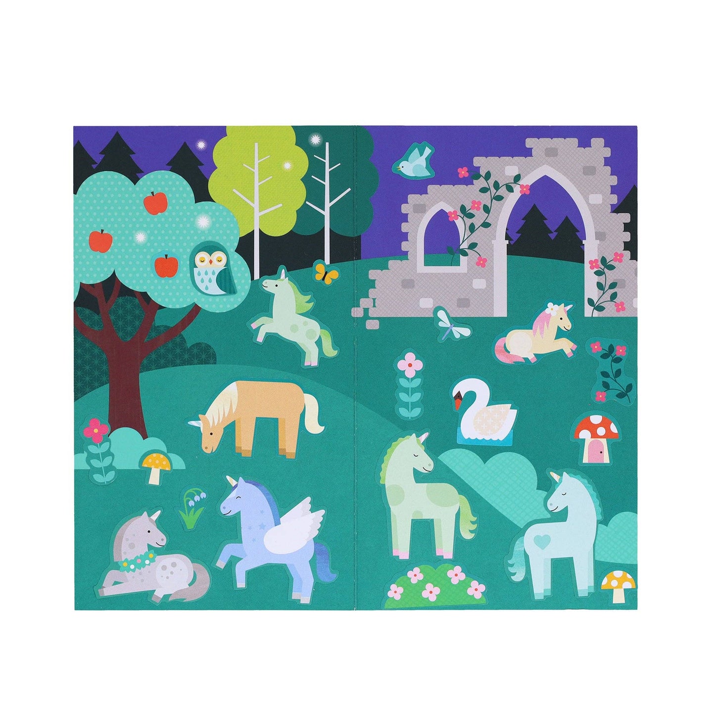 Chronicle Books - Mini Sticker Set: Unicorn Forest CDU
