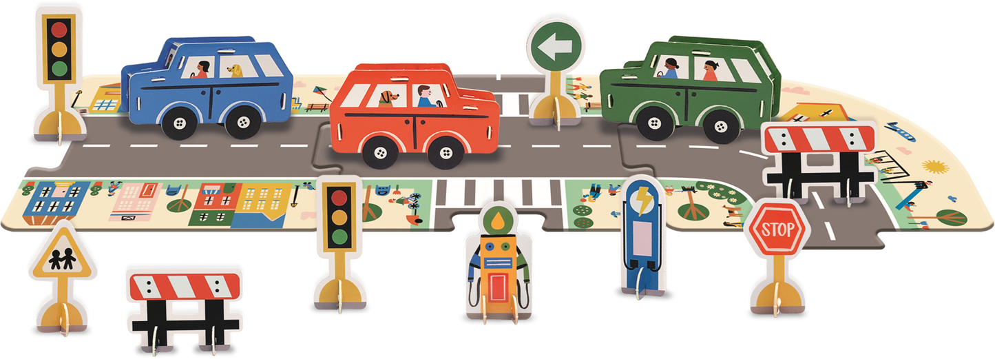 EDC Publishing - Puzzle Play: Busy Town