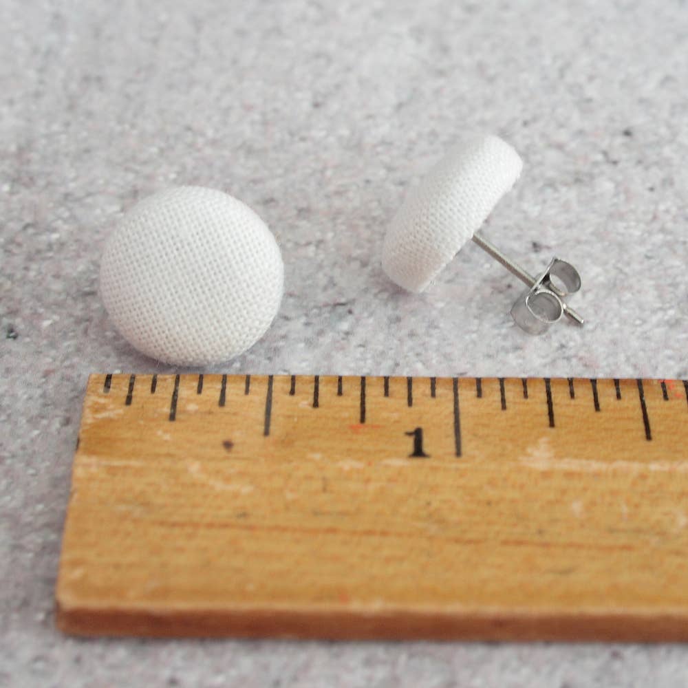 Rachel O's - Space Unicorn Fabric Button Earrings