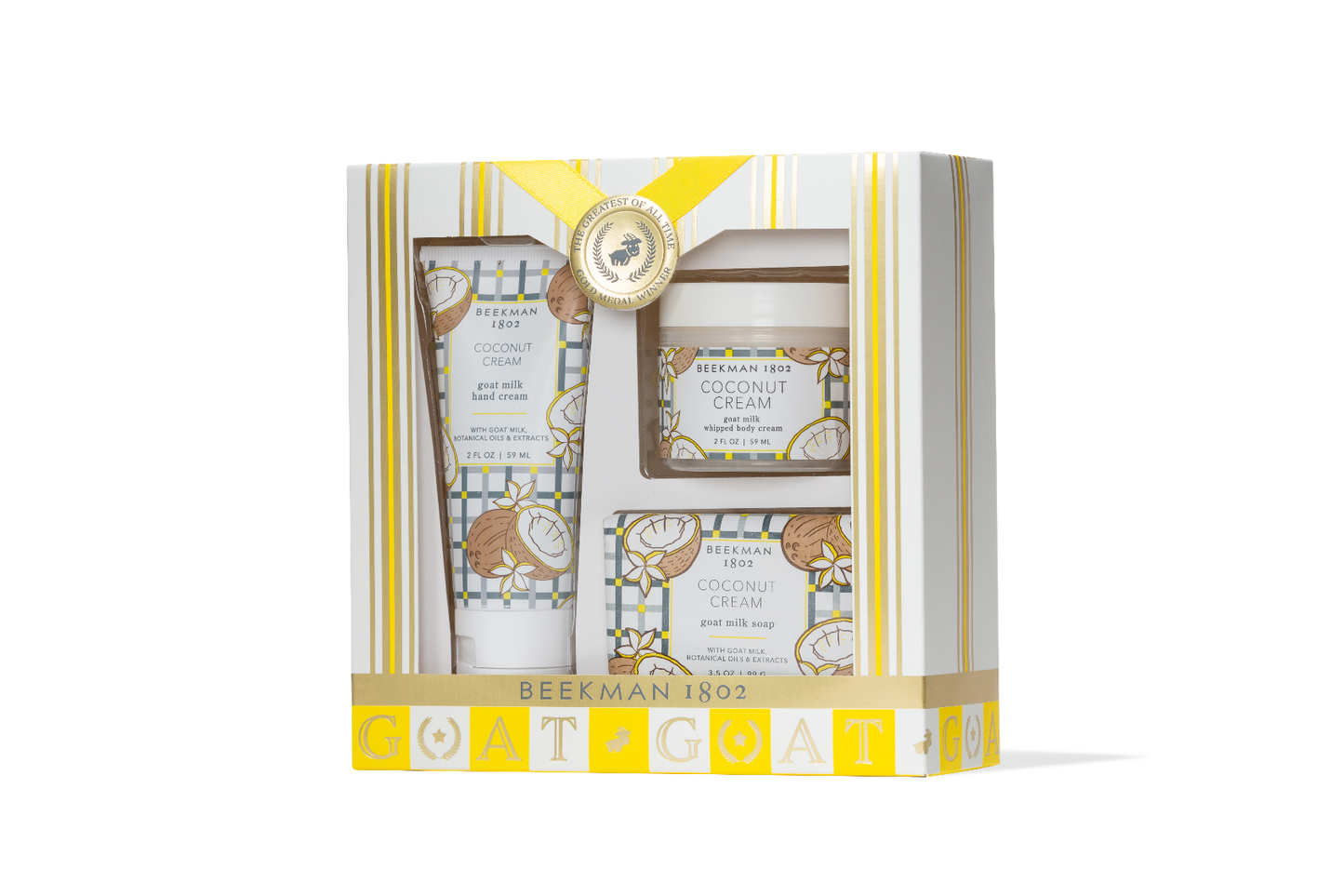 Beekman Set Coconut Cream Set of Three