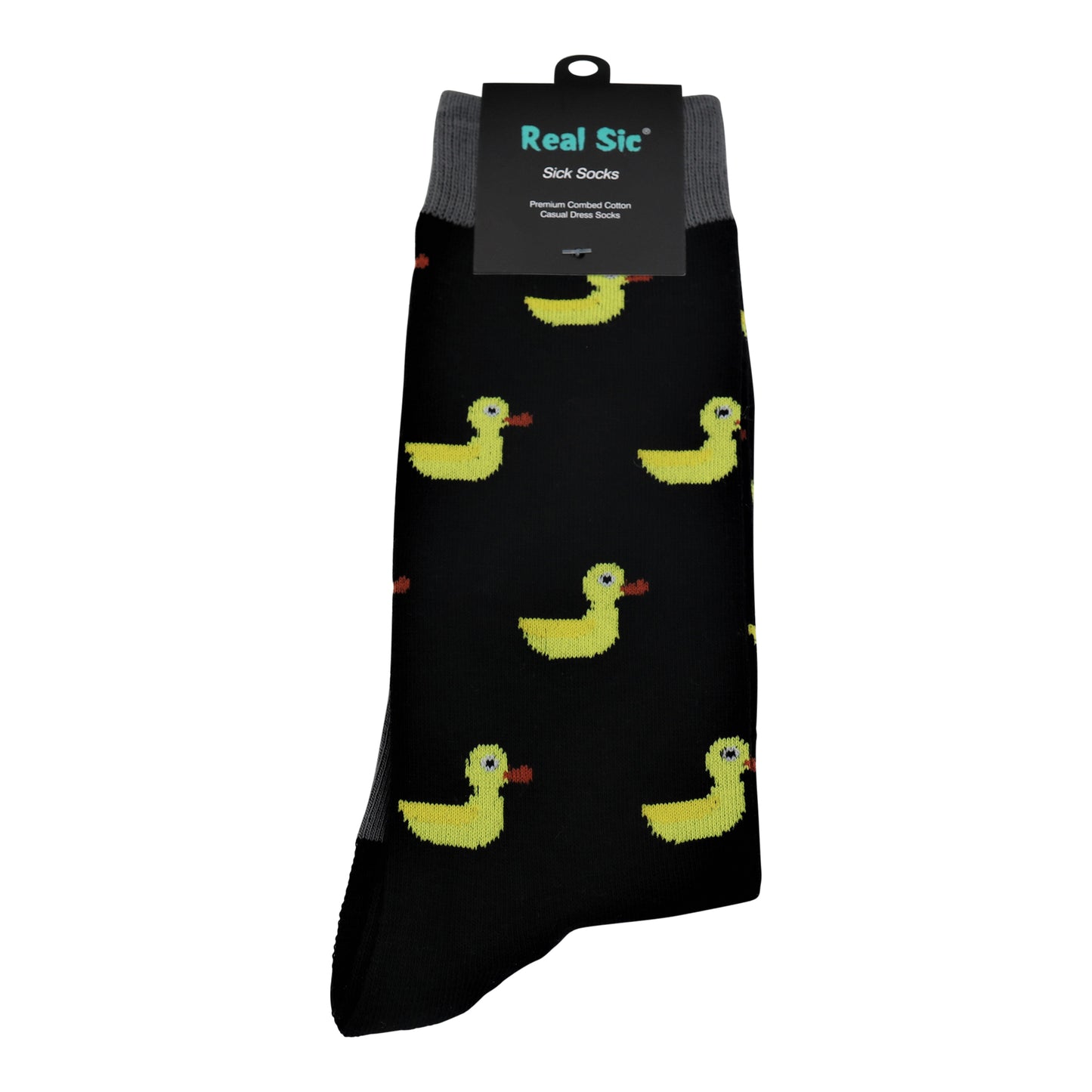Casual Animal Socks - Yellow Duck - for Men and Women