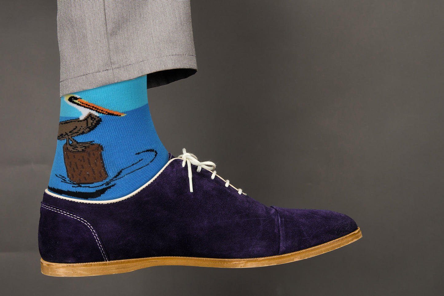 Sick Socks – Pelican & Fish - Exotic Animal Casual Socks