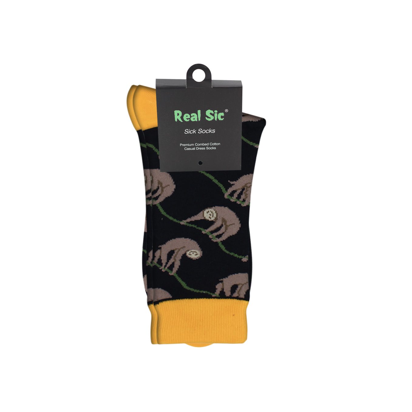 Casual Designer Animal Socks - Sloth - for Men and Women