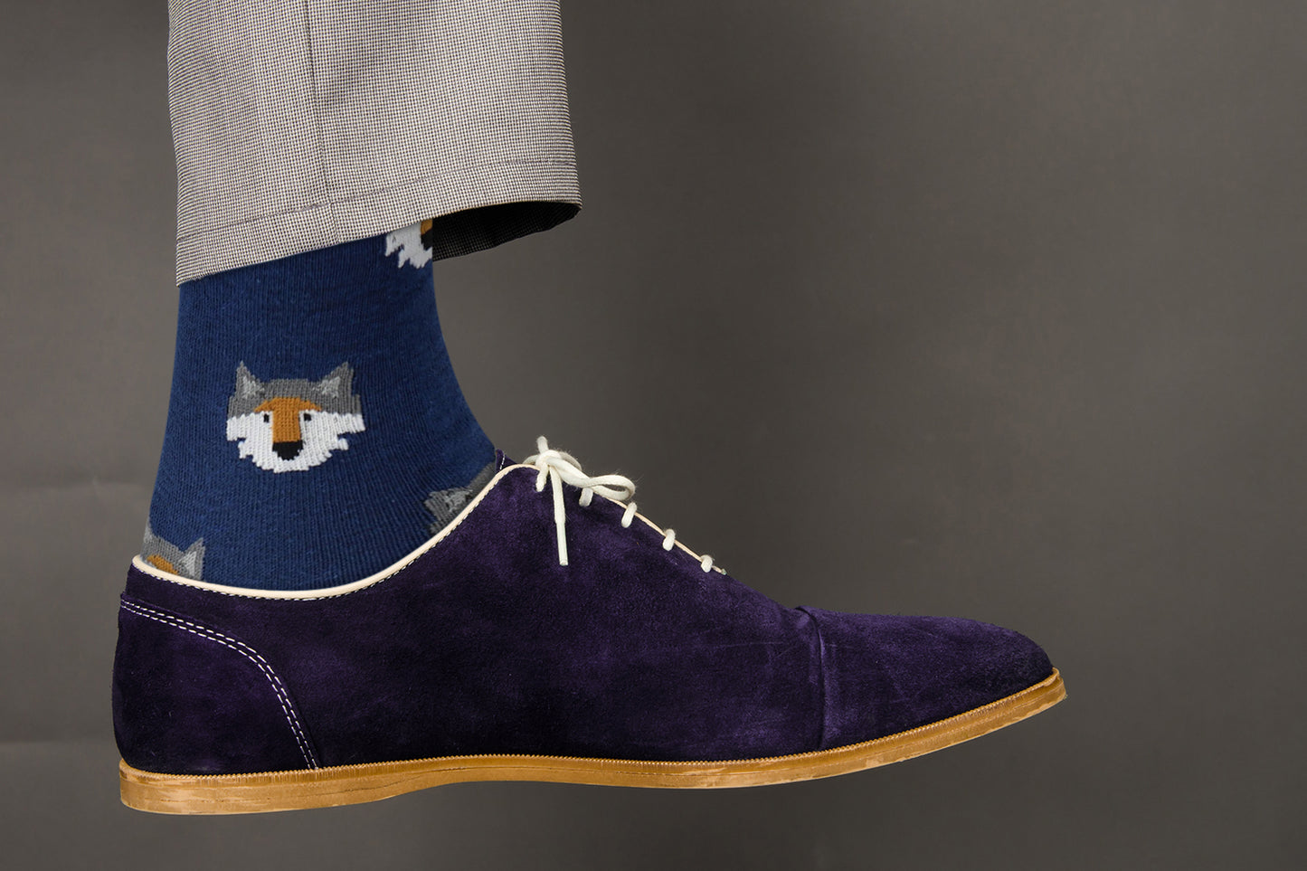 Sicks Socks - Wolf Head - Exotic Animals For men and women