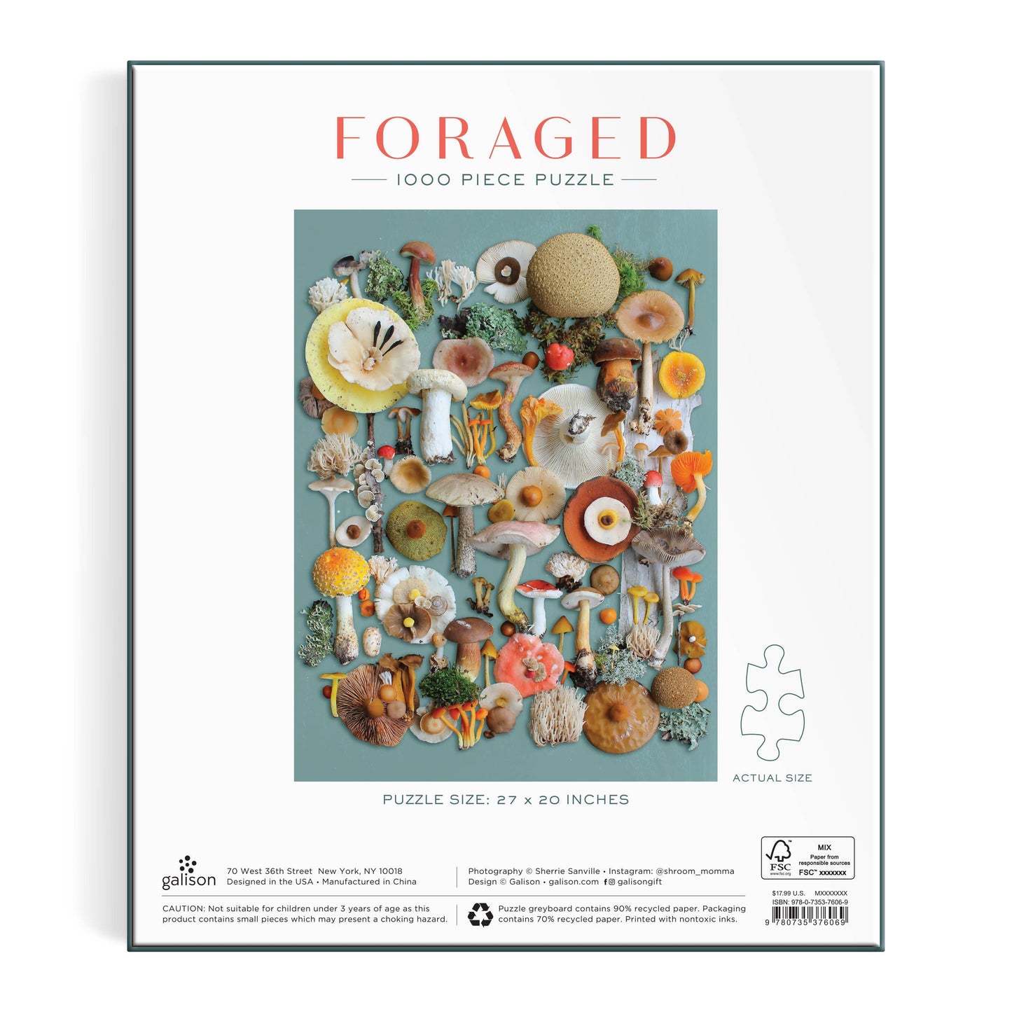 Chronicle Books - Foraged 1000 Piece Puzzle