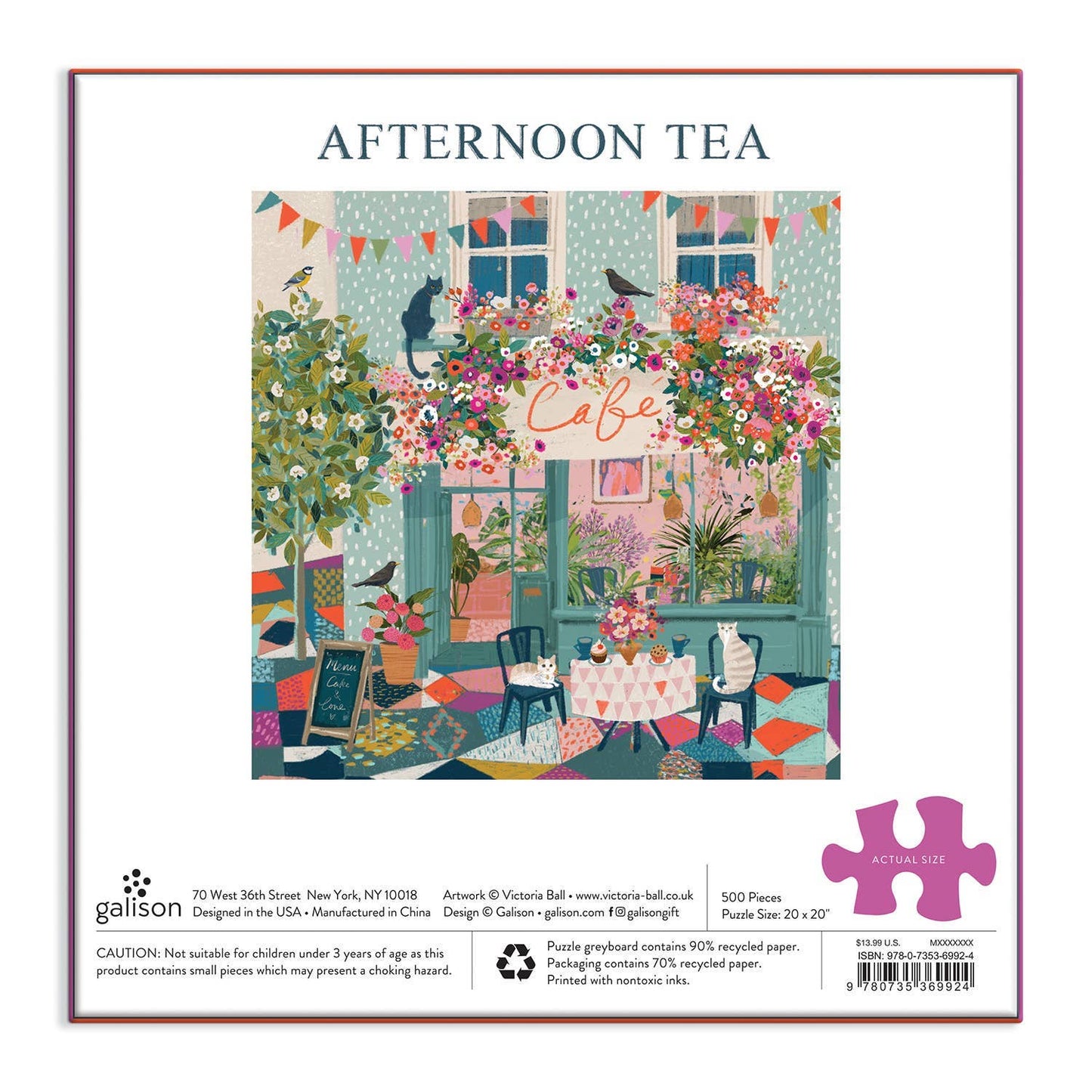 Chronicle Books - Afternoon Tea 500 Piece Puzzle