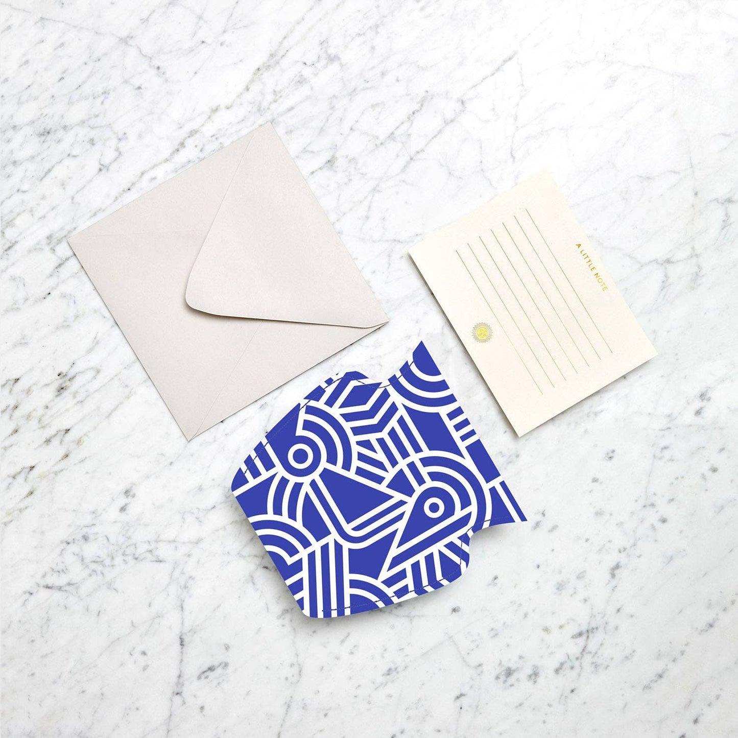 54 Celsius - OCTAEVO Greco Mini Paper Vase, Flower Vase & Card Set