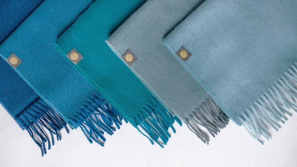 Shupaca Alpaca - 100% Baby Alpaca Scarf - Misty Mountain