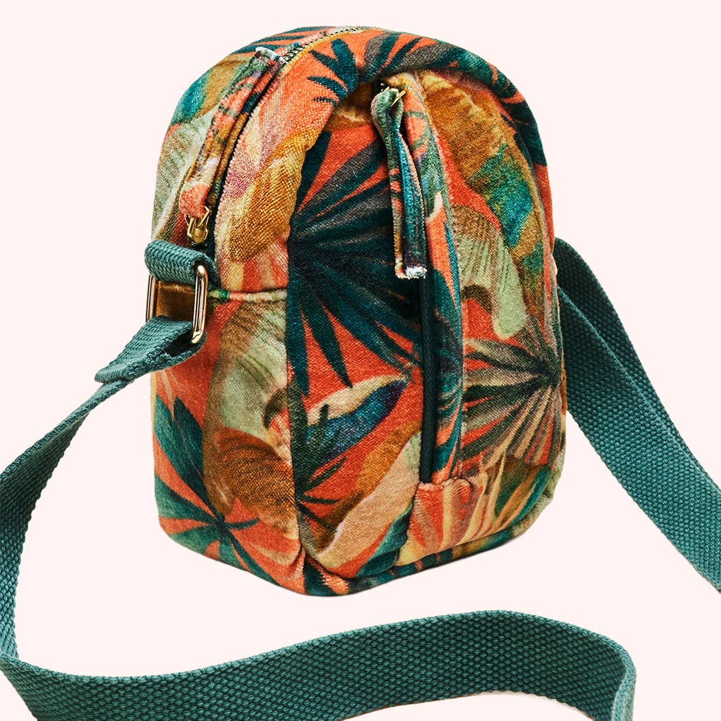 Powder Design inc - US - Velvet 'Out & About' Bag - Painted Palms