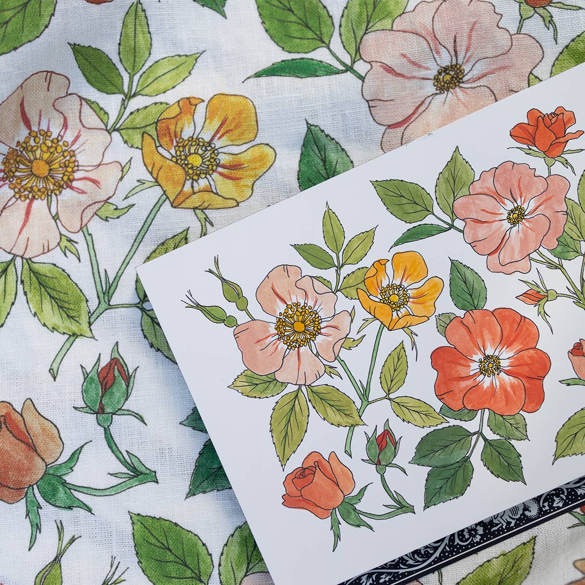 Botanica Paper Co. - WILD ROSES | 100% LINEN TEA TOWEL