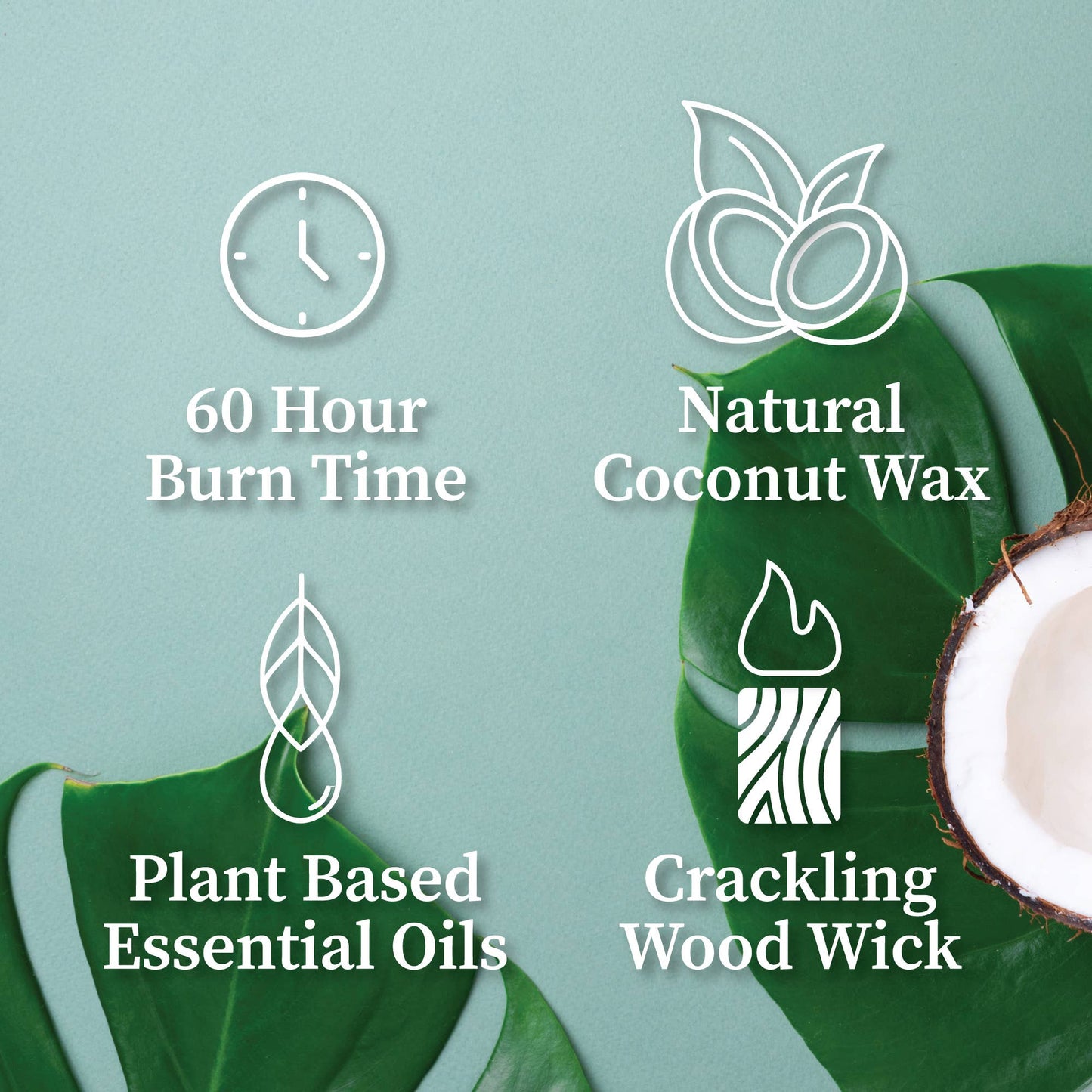 Hemlock Park - 8oz Amber, Blood Orange Sage, Coconut, Lily of the Valley Candle
