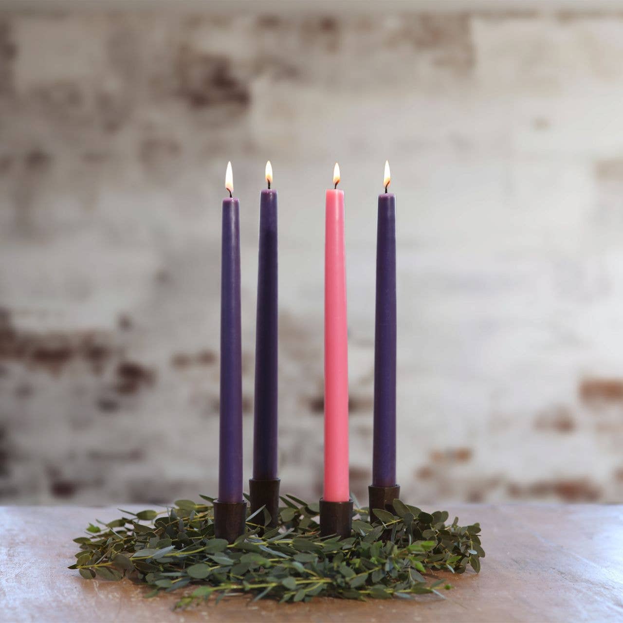 Big Dipper Wax Works - Taper Candles – 100% Pure Beeswax – Advent 12” Hand-Dipped