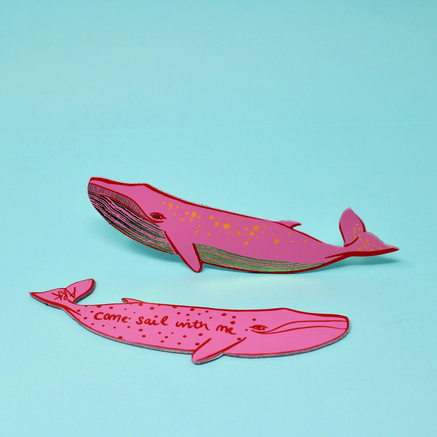 Ark Colour Design - Whale 'Sail with Me' Bookmark