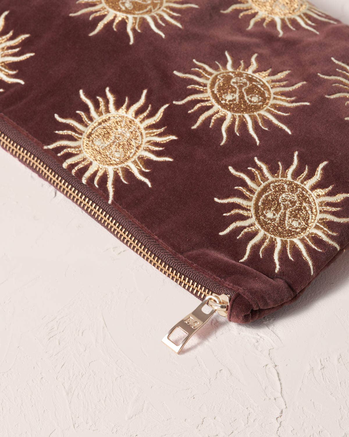 Sun Goddess Everyday Pouch: Velvet / Chocolate