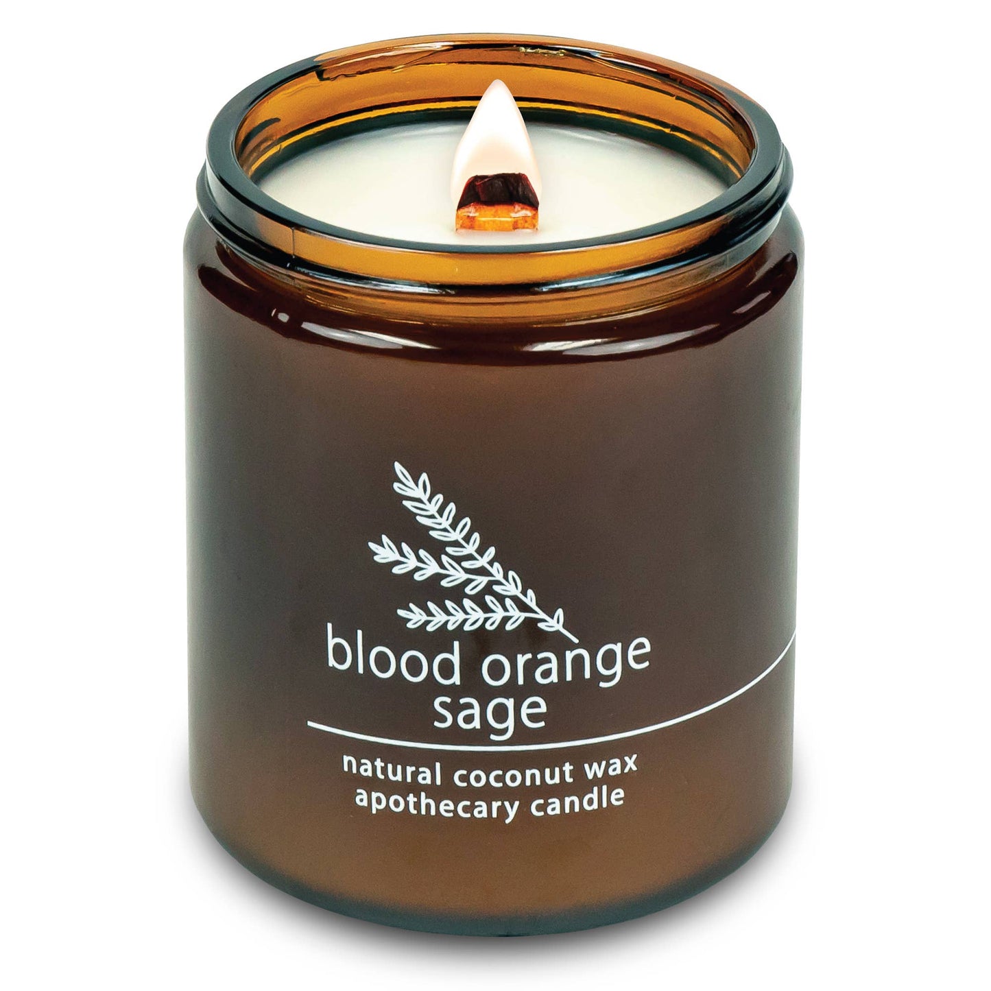 Hemlock Park - 8oz Amber, Blood Orange Sage, Coconut, Lily of the Valley Candle
