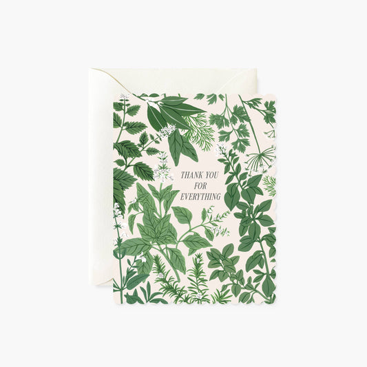 Botanica Paper Co. - HERB GARDEN | Thank You Card